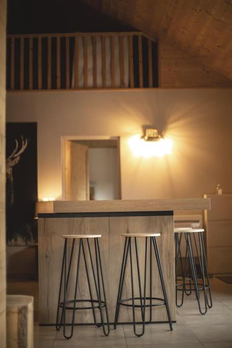 Вилла Gite Jura Mina Chalet Au Milieu De La Nature Ney Экстерьер фото